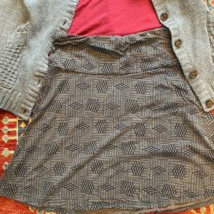 Toad & Co brown skirt - size small